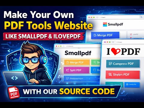 PDFLibre Source Code: Complete PDF Tools Website (iLovePDF Clone) 🚀
