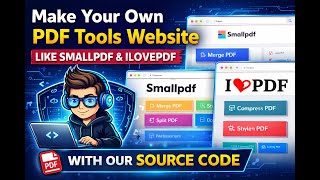 PDFLibre Source Code: Complete PDF Tools Website (iLovePDF Clone) 🚀