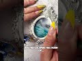 Painting tiny birds on a mini ocean scene. Part of my Salt and Shadow series. #oilpainting #tinyart