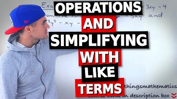 QMS 110 (Ryerson University) - Operations and Simplifying with Like Terms