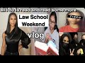 law school weekend vlog (life updates, classes, happy hour, reading, and more reading :) | Vlog #9