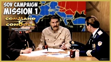 command and conquer red alert remastered soviet campaign mission 1