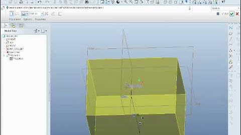 Lệnh Extrude trong Pro engineer5.0 -  Extrude in Proengineer 5.0