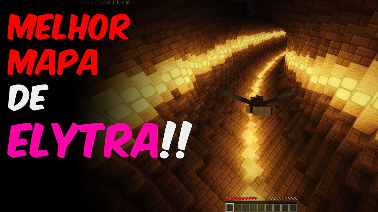 MELHOR MAPA DO MINECRAFT? - Elytra Fall [Download] | Minecraft Map ...