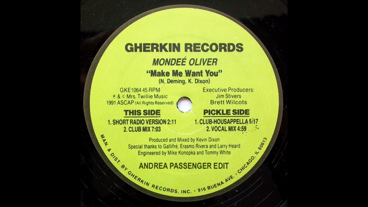 Mondee Oliver - Make me want you (Andrea Passenger edit)