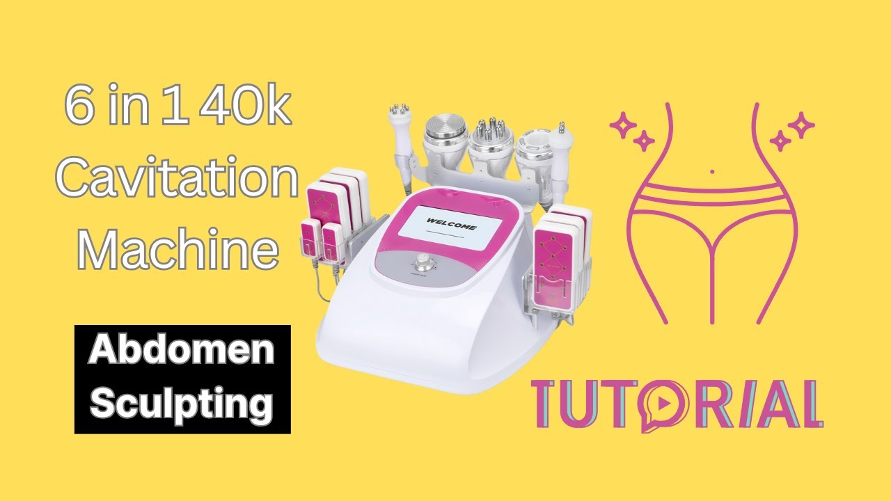 How to Use a 40K Cavitation Machine for Belly Fat Reduction | Full