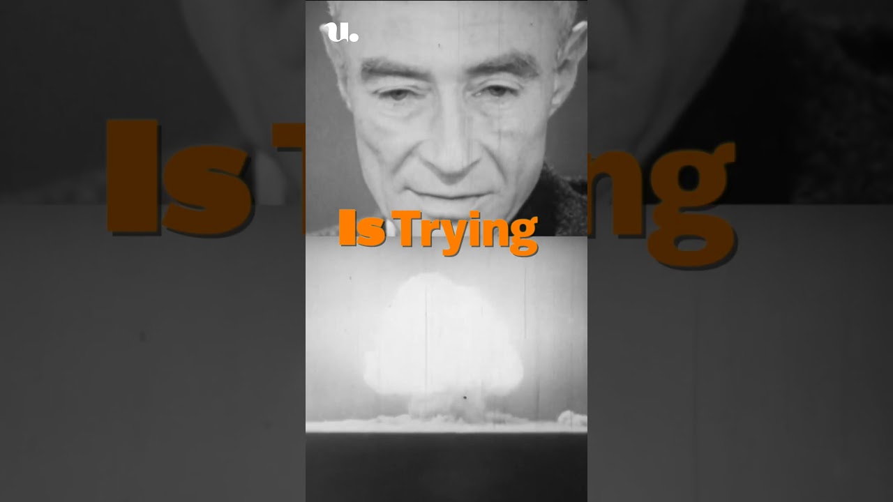 Oppenheimer reading lines from Bhagavad Gita