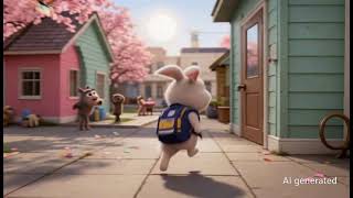 Mimi The Rabbit Goes To School.