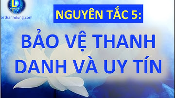 BẢO VỆ THANH DANH VÀ UY TÍN - 5/48 NGUYÊN TẮC QUYỀN LỰC