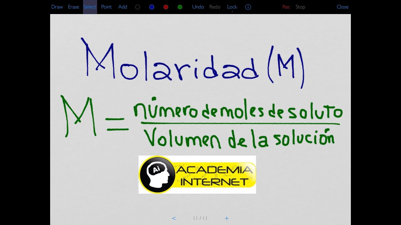 Molaridad y normalidad