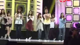 SNSD - MNet MCountdown - Baby Baby Rehearsal (TaeyeonCam) [080410]