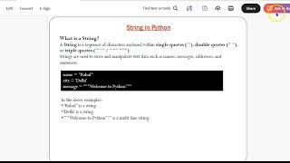  Strings in python Full Tutorial | String Methods, String Slicing | string function | #python#viral 