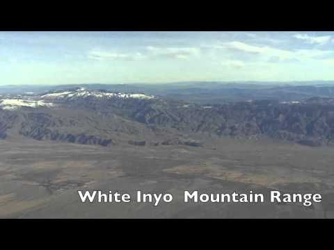 Aerial View of Sierra Nevada Mountain Range