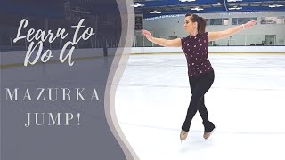 Learn To Do The Mazurka Jump - In Figure Skates!