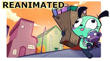 Zim Reanimated Pt 2 Process! (Zim Eats Waffles)