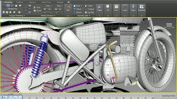Tutorial on Modeling and texturing a bike in 3dsmax ( Part 11)