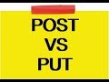 Post vs Put