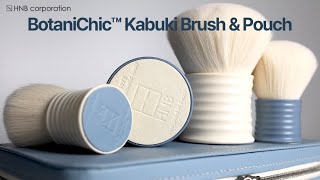 HNB | BotaniChic™ Kabuki Brush & Pouch