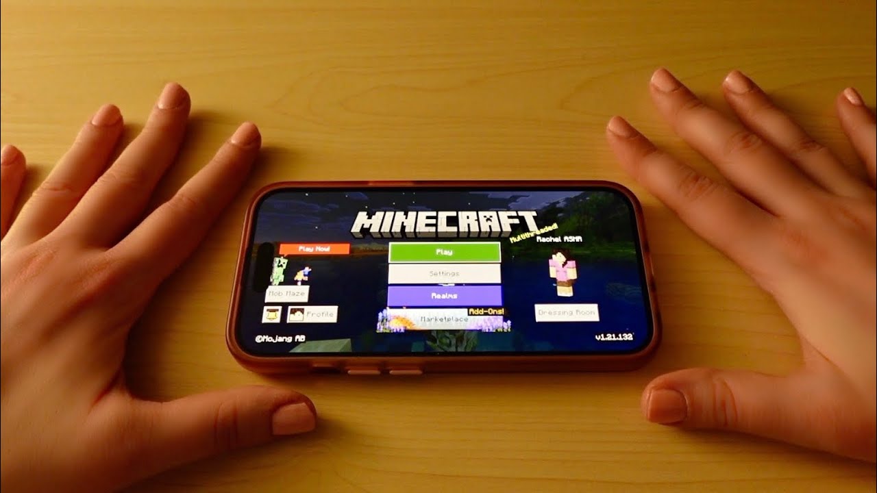 ASMR Playing Minecraft + gum chewing