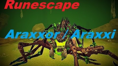 Runescape Araxxor /range
