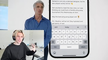 xQc gets perfect timing during the Apple Event