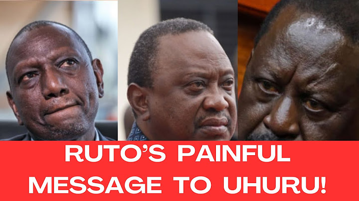 DARK SECRETS EXPOSED: RUTO'S PAINFUL MESSAGE TO UHURU AFTER GACHAGUA CALLED UHURU|RAILA TO..