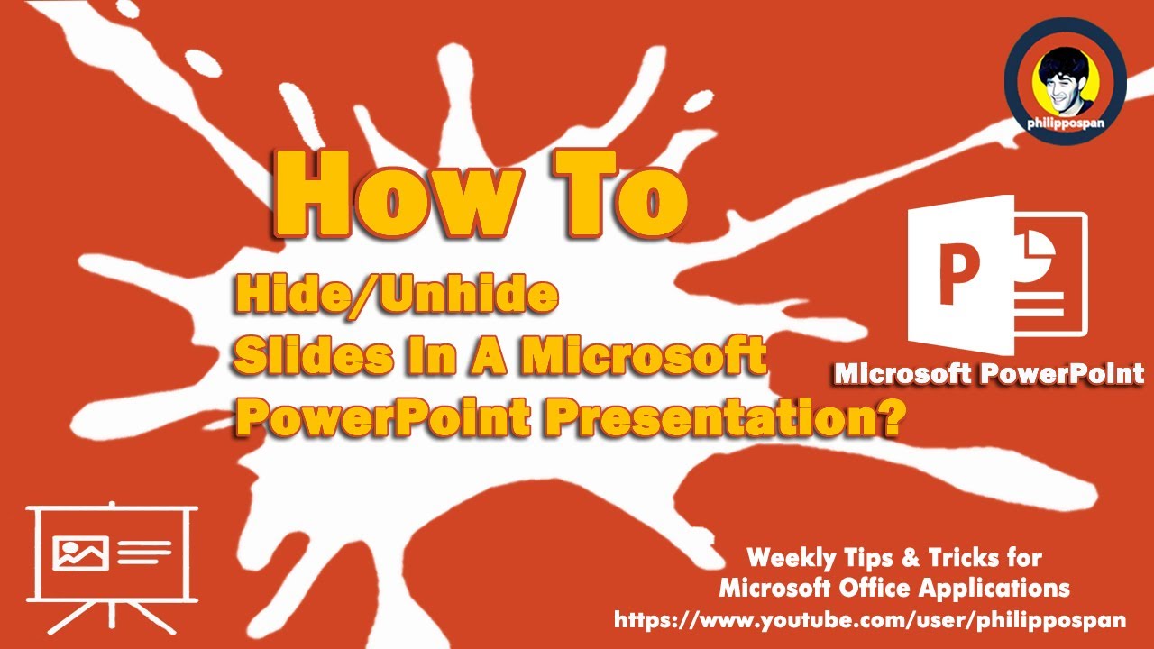 how to hide video in presentation