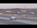 Planespotting at Vienna Airport on a beautiful afternoon - beautiful evening sunlight!