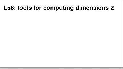 MATH0005 L56: tools for computing dimensions 2