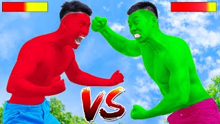 Green Hulk VS Red Hulk By GreenManTV