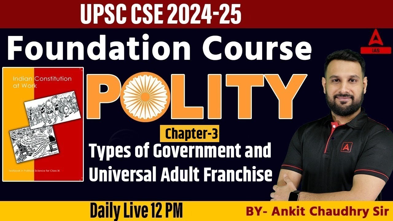 Indian Polity For UPSC CSE Preparation Classes 2023-24 By Ankit Sir #6 ...