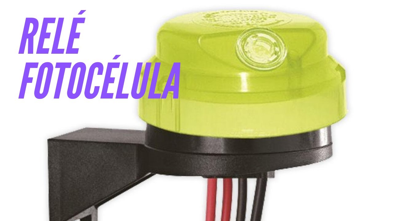 Ligação Fotocélula 3 Fios 220v COMO INSTALAR RELÉ FOTOCÉLULA - YouTube