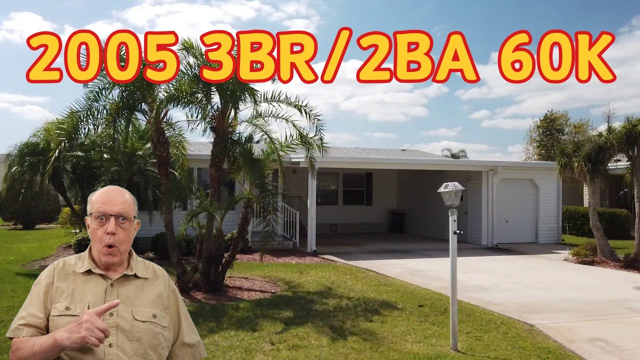 Скидка 60 тыс. долларов — продажа мобильных домов во Флориде (недорого в районах для лиц старше 5...