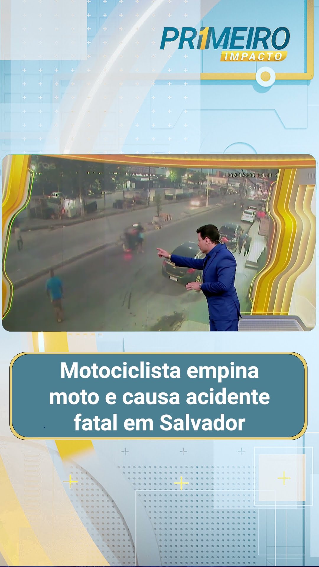 Motociclista empina moto e causa acidente fatal em Salvador