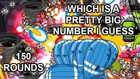 Bloons Monkey City (Flash Version) - Round 150 in Contested Territory