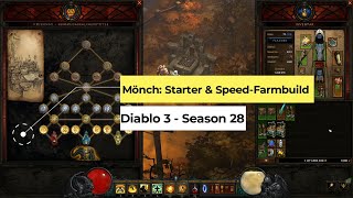 D3 Mönch: Starter und Speedfarm Build für Season 28