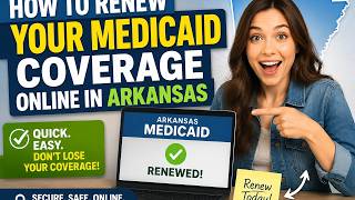 How to renew your Medicaid coverage online in Arkansas