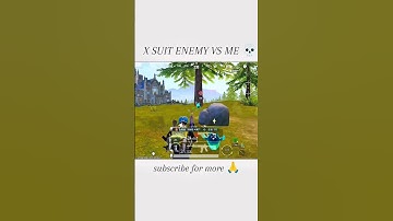 😱🔥X SUIT ENEMY VS ME #shorts #bgmi #pubgmobile #pubgshorts