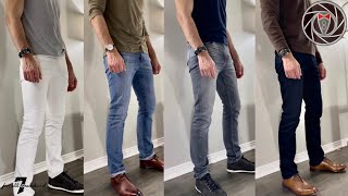 STAND OUT | The ULTIMATE Guide to Men&#39;s Jeans | 7 For All Mankind Review | Try On Haul 2022