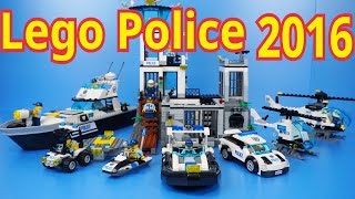 Lego Police 2016 : 60126 - 60131 (All) Time Lapse Stopmotion Build