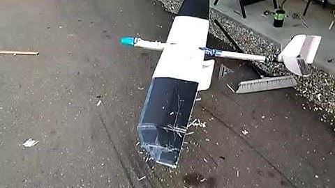 New wing scratch built armin wing dollar tree foamboard.