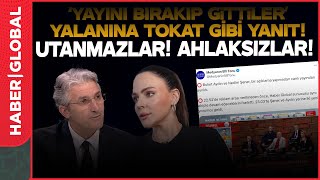 Nedim Şener ve Buket Aydın Yayını Terk Etti Yalanı! Canlı Yayında Tokat Gibi Cevap