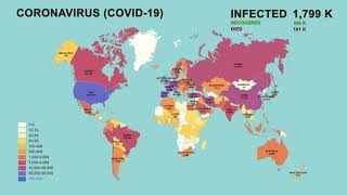 Infection map | Infographics - Envato elements