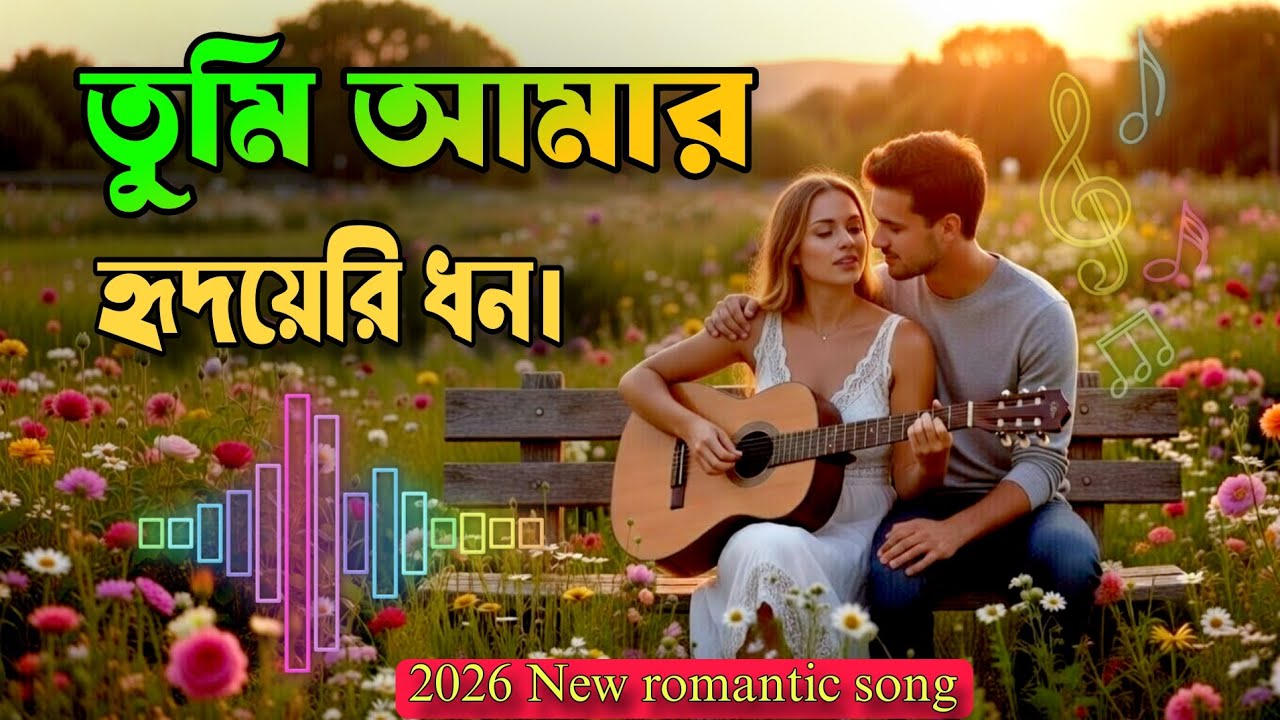 তুমি আমার হৃদয়েরি ধন। (সম্পূর্ণ নতুন গান 2026)  bangla new romantic song.. cover tune by SK