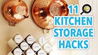 Organize your kitchen on-a-budget with these 11 easy storage hacks and
tips using everyday items. transform clutter into a clean organized
space storage...