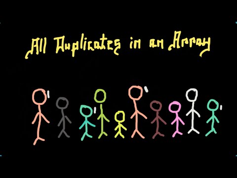 LeetCode in JavaScript - Find All Duplicates In an Array