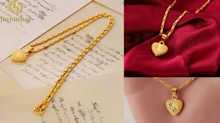 Amazing Girls Necklace | Gold Plated Heart Shaped Pendant Necklace For Woman screenshot 1
