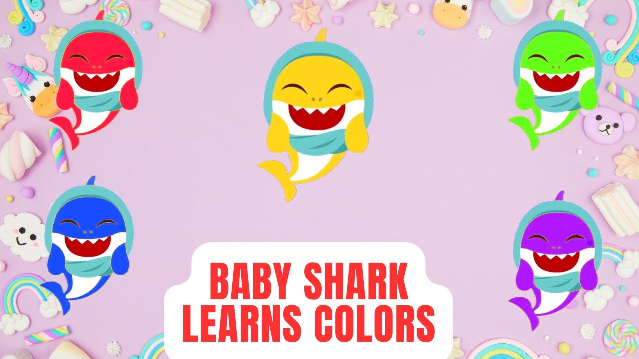 Baby Shark Learns Colors | CoComelon Nursery Rhymes & Kids Songs #1 ...