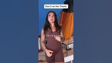 Gen Z on the Titanic