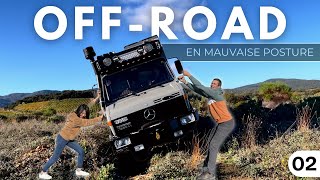 Tout-terrain en UNIMOG／ On frôle la catastrophe !